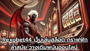 Rexobet44 เว็บเล่นสล็อต กราฟฟิก ล้ำสมัย วางเดิมพนันออนไลน์ เกมเล่นสนุก แจ๊คพ็อตแตกง่าย