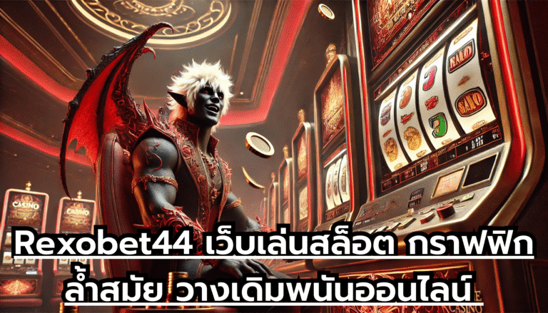 Rexobet44 เว็บเล่นสล็อต กราฟฟิก ล้ำสมัย วางเดิมพนันออนไลน์ เกมเล่นสนุก แจ๊คพ็อตแตกง่าย