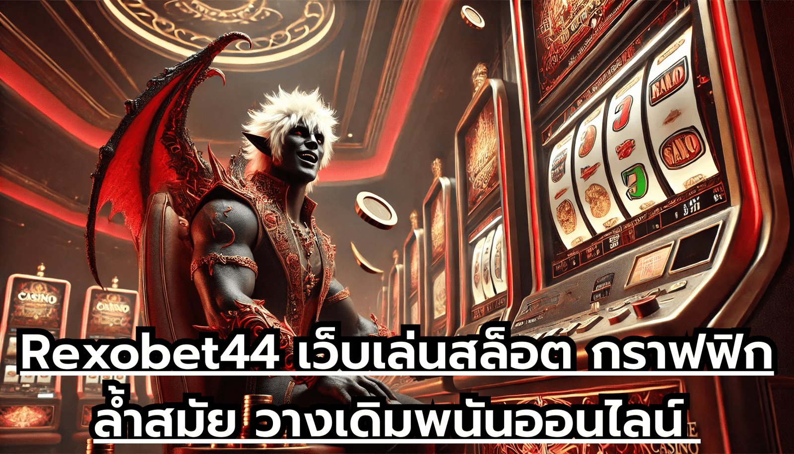 Rexobet44 เว็บเล่นสล็อต กราฟฟิก ล้ำสมัย วางเดิมพนันออนไลน์ เกมเล่นสนุก แจ๊คพ็อตแตกง่าย